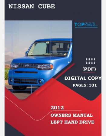 2012 nissan cube owners manual